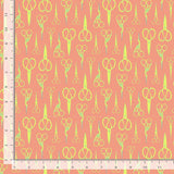SALE - Dear Stella - Stitch & Glow - Crane Scissors - Cantaloupe