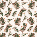 SALE - Dear Stella - Bookish - Tree Stumps - Gardenia