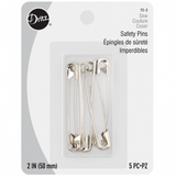 Dritz - Safety Pins - 2" Nickel