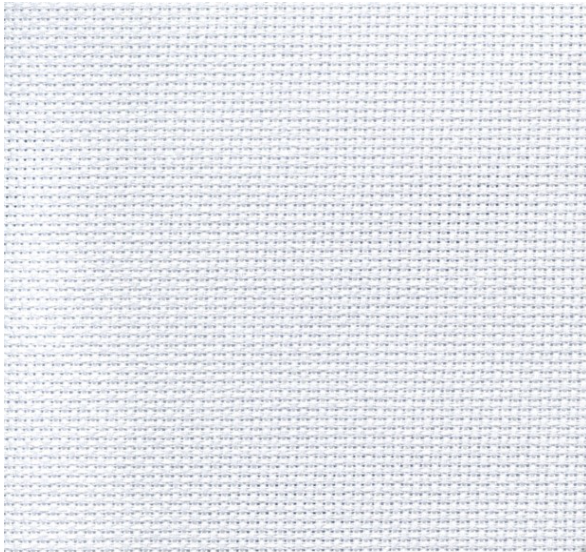 Aida Cloth - 14 Count - White - Cotton