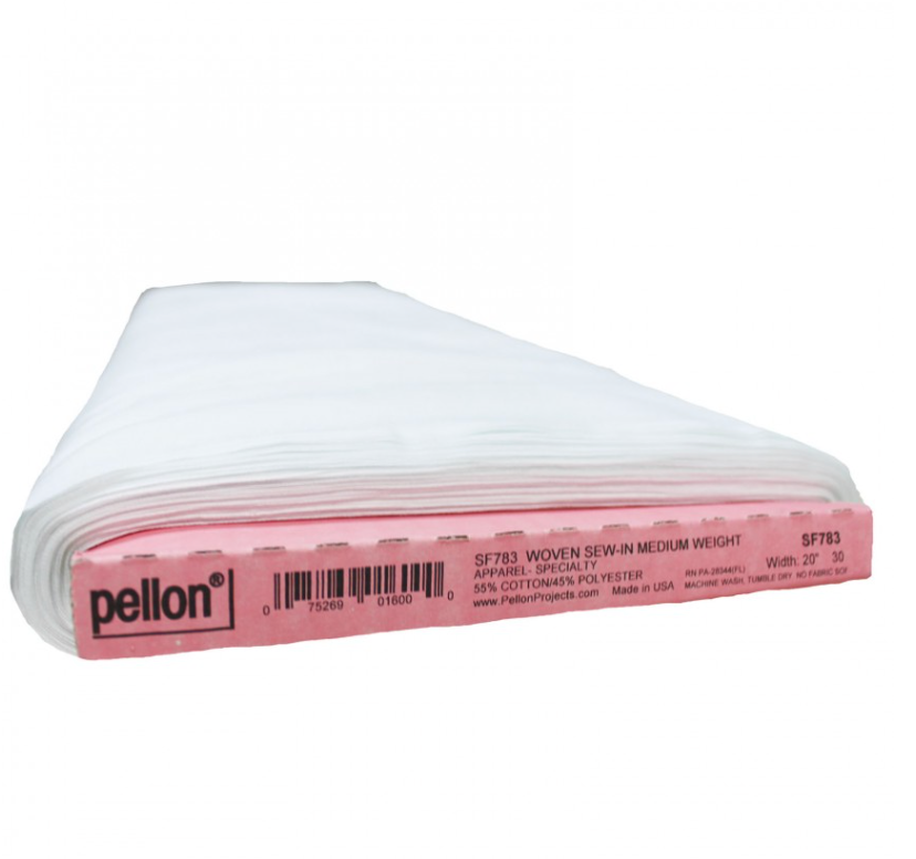 Pellon - SF783 - Woven Interfacing - Sew In - Medium Weight - White