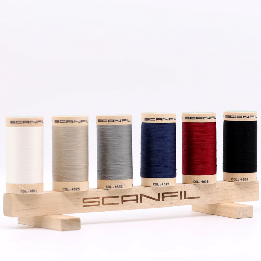 Scanfil - Organic Cotton Thread Set - Neutrals - 50wt - 6 Spools