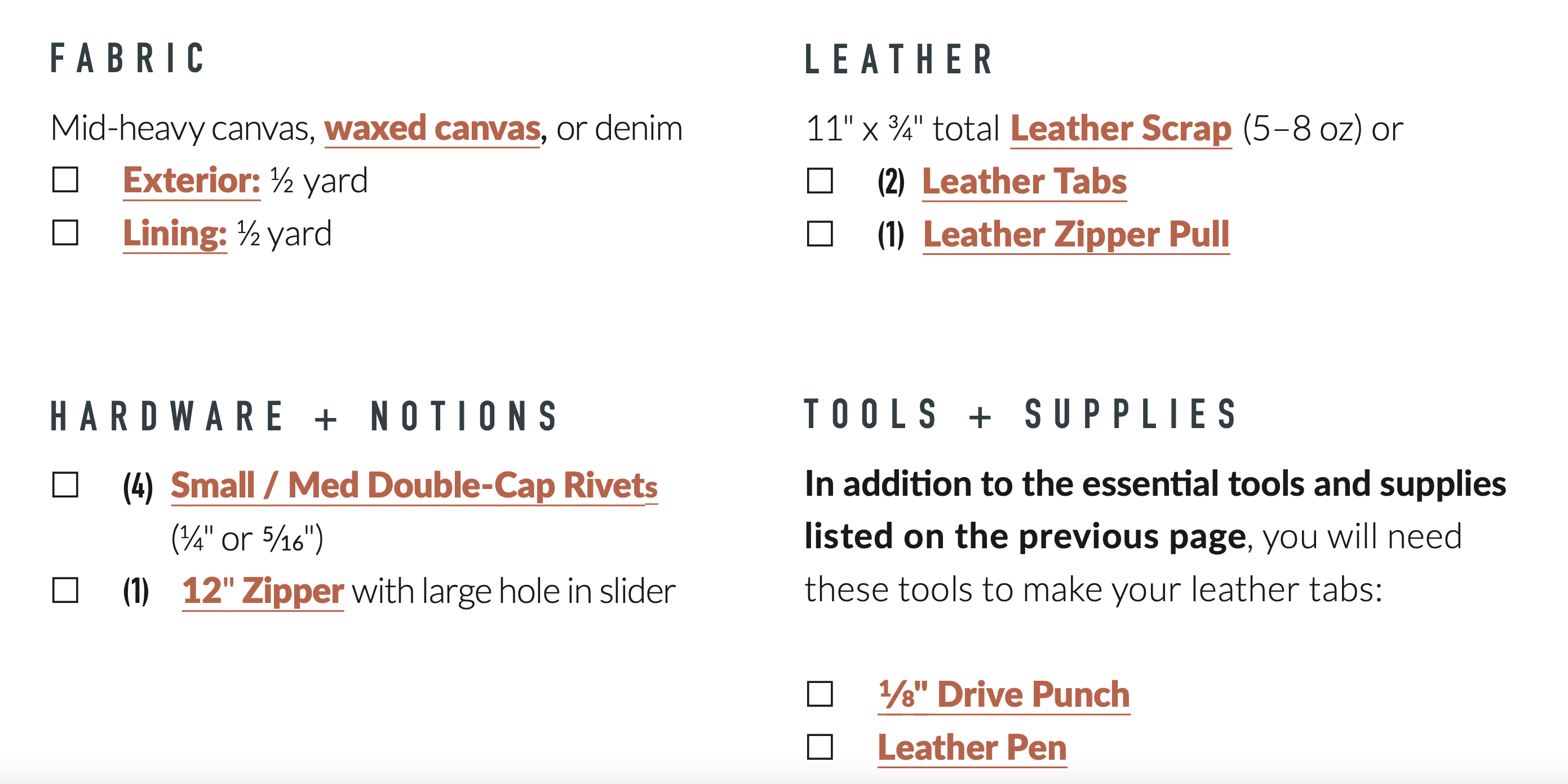 Klum House - Woodland Dopp Kit Pattern
