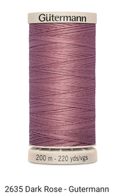 Gütermann Thread - Hand Quilting Cotton - 40 wt - 220 yards - Various