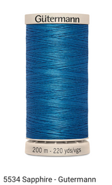 Gütermann Thread - Hand Quilting Cotton - 40 wt - 220 yards - Various