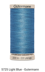 Gütermann Thread - Hand Quilting Cotton - 40 wt - 220 yards - Various
