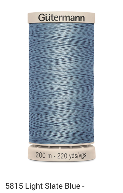 Gütermann Thread - Hand Quilting Cotton - 40 wt - 220 yards - Various