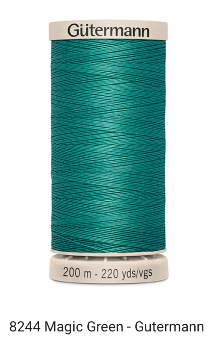 Gütermann Thread - Hand Quilting Cotton - 40 wt - 220 yards - Various