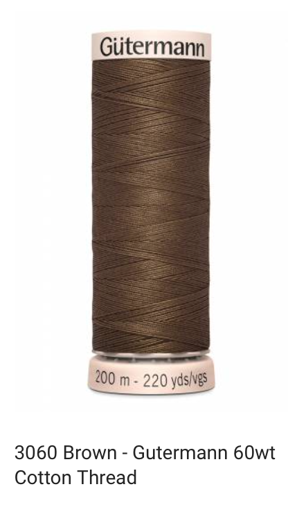Gütermann Thread - Natural Cotton - 60 weight - 200 meter / 220 yards