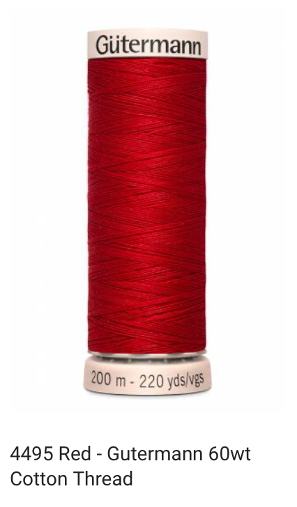 Gütermann Thread - Natural Cotton - 60 weight - 200 meter / 220 yards