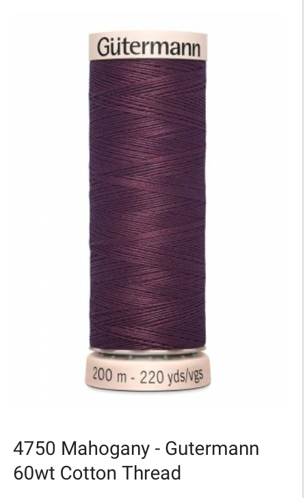 Gütermann Thread - Natural Cotton - 60 weight - 200 meter / 220 yards