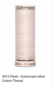 Gütermann Thread - Natural Cotton - 60 weight - 200 meter / 220 yards