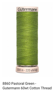 Gütermann Thread - Natural Cotton - 60 weight - 200 meter / 220 yards