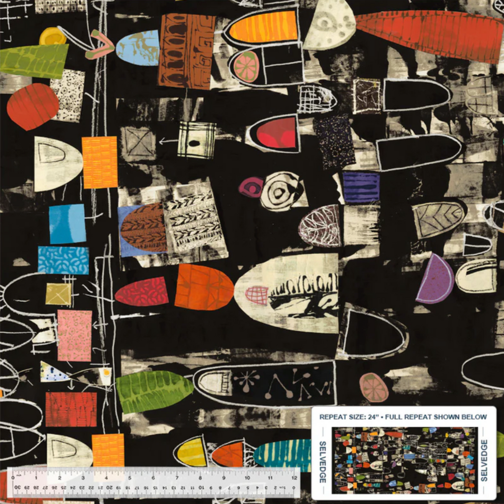 Windham - Cotton Jersey - Marcia Derse - Art History - Timeline: Lecture - Black