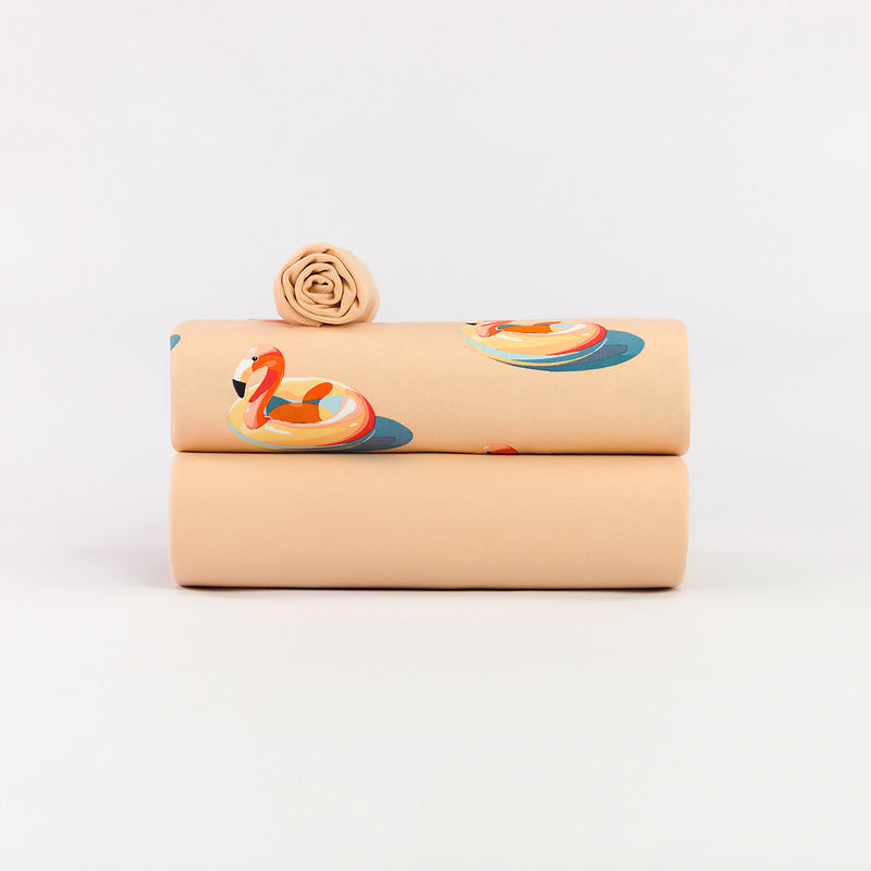 See You at Six - Ribbing - Peachy Beige