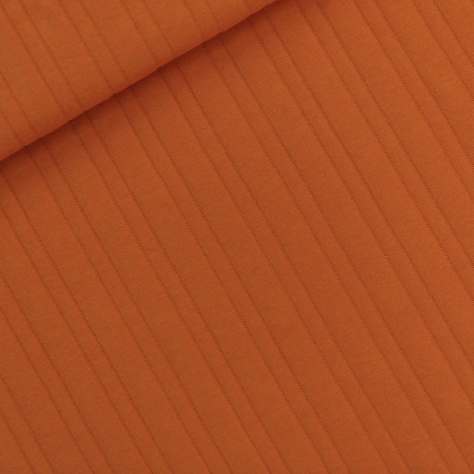 See You at Six - Quilted Knit - Autumn Maple Orange