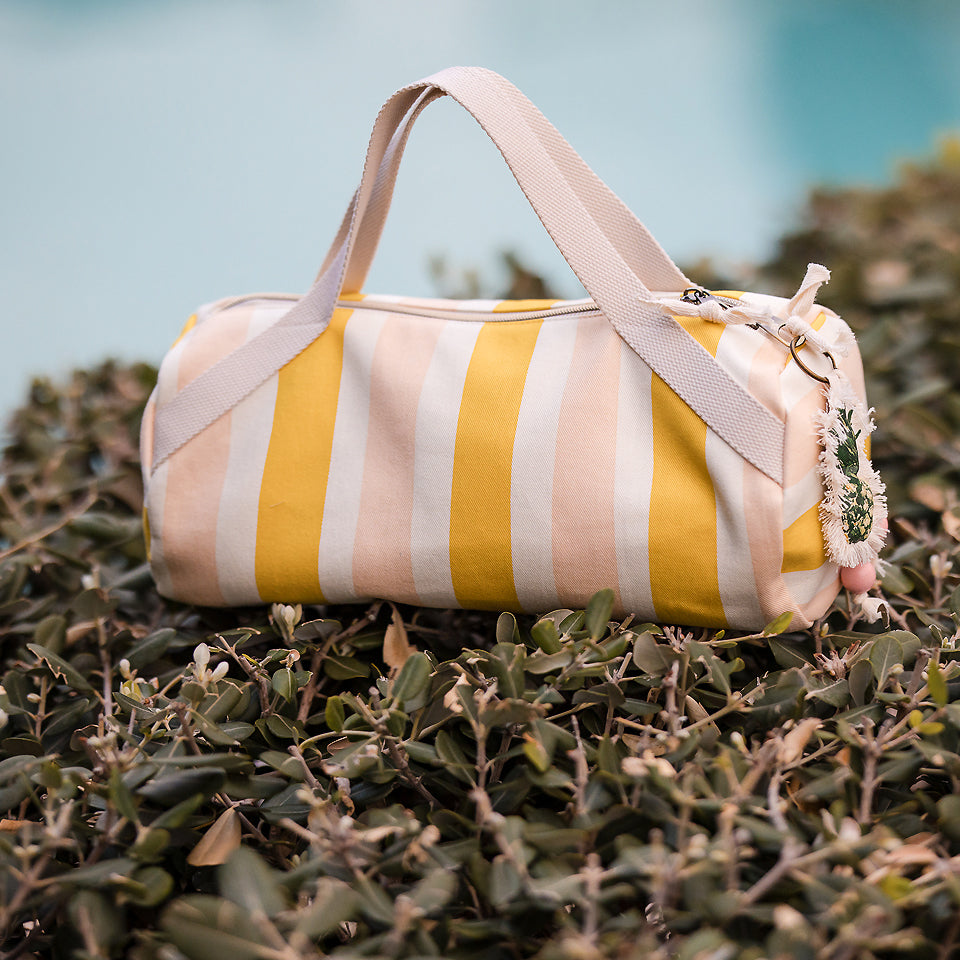 See You at Six - Summer '26 - Cotton Gabardine Twill - Verticals - Yellow Papyrus Crème