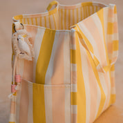 See You at Six - Summer '26 - Cotton Gabardine Twill - Verticals - Yellow Papyrus Crème