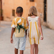 See You at Six - Summer '26 - Cotton Gabardine Twill - Verticals - Yellow Papyrus Crème