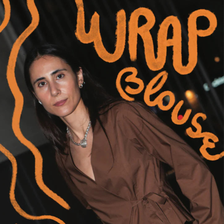 Puff and Pencil - Wrap Blouse and Straight Sleeve