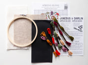Junebug & Darlin - 6" Cross Stitch Kit - Spring Fling
