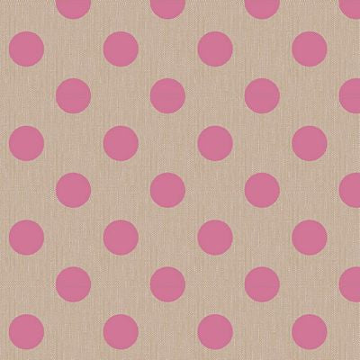 Tilda - Chambray Wovens - Dots - Pink