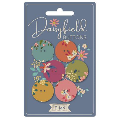 Tilda - Buttons - Fabric Covered - Chic Escape - Daisyfield - 23mm