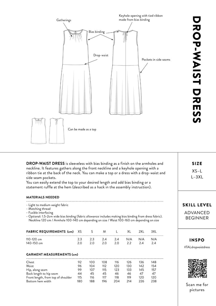 The Assembly Line - Drop-Waist Dress