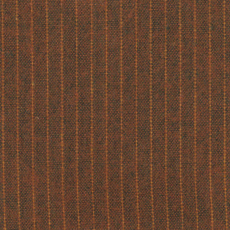 Diamond Textiles - Chatsworth Brushed Cotton - Stripe - Burnt Sienna