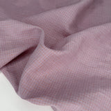 Utopia - Linen Cotton Check - Lilac and Copper