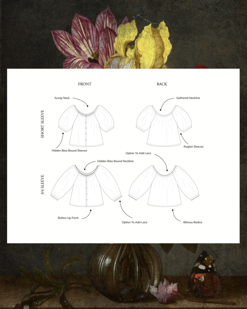 Madswick - Carol Blouse - PDF and Printed Pattern