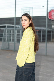 Puff and Pencil - Collared Blouse x Cone sleeve - Size XXS-XXL