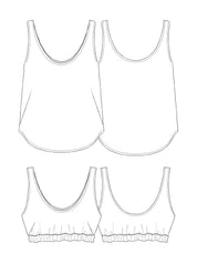 Daughter Judy - Vento Tank - PDF and Printed Pattern