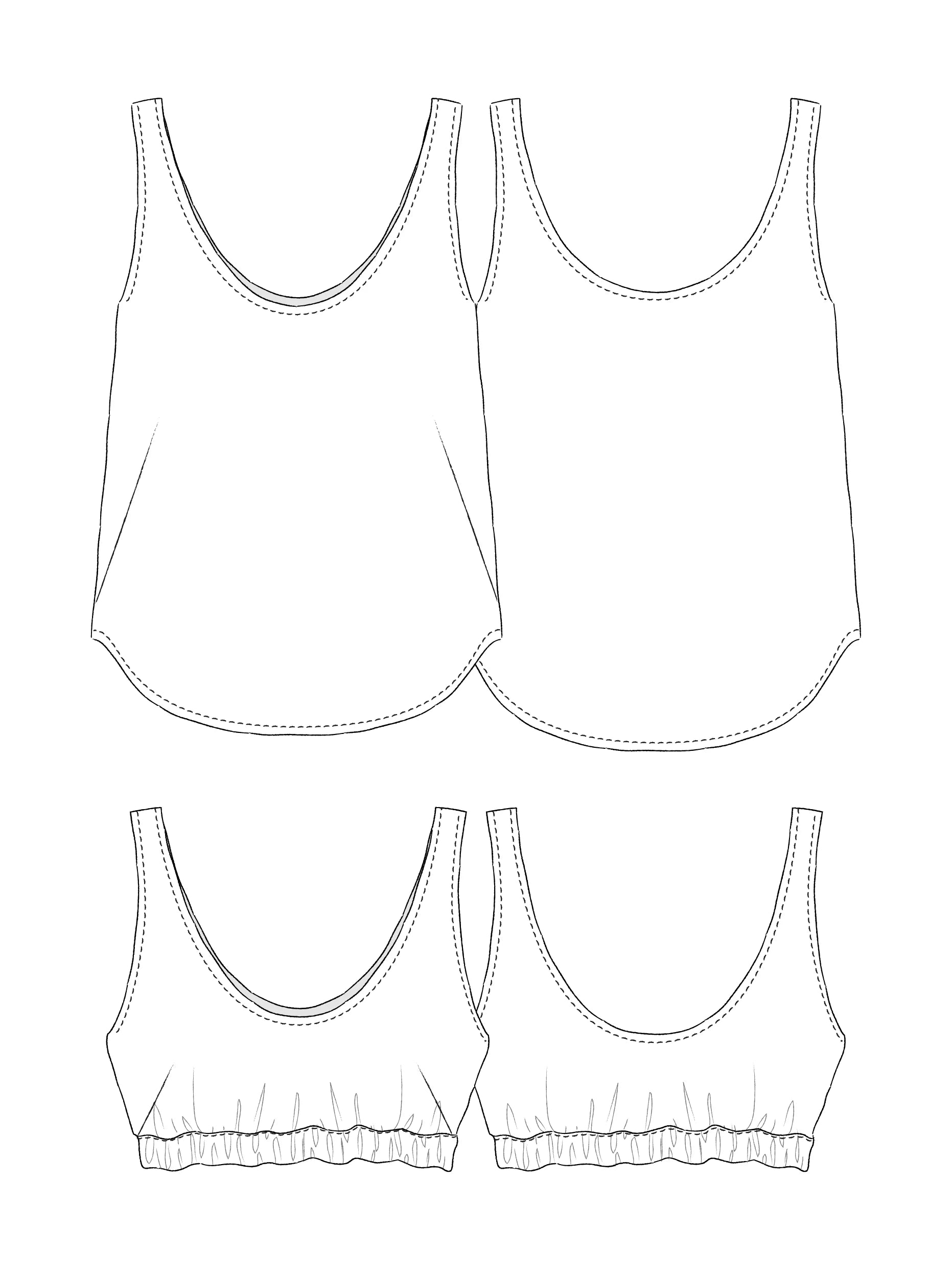 Daughter Judy - Vento Tank - PDF and Printed Pattern