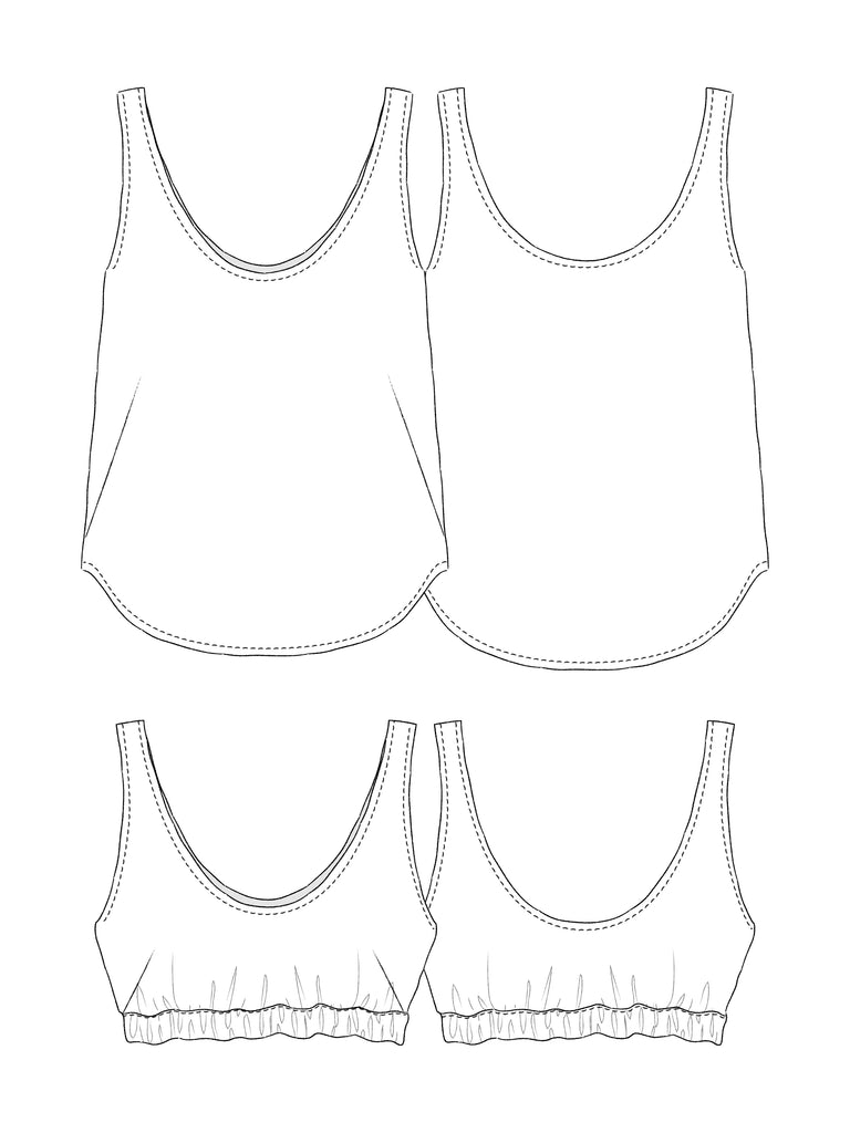 Daughter Judy - Vento Tank - PDF and Printed Pattern