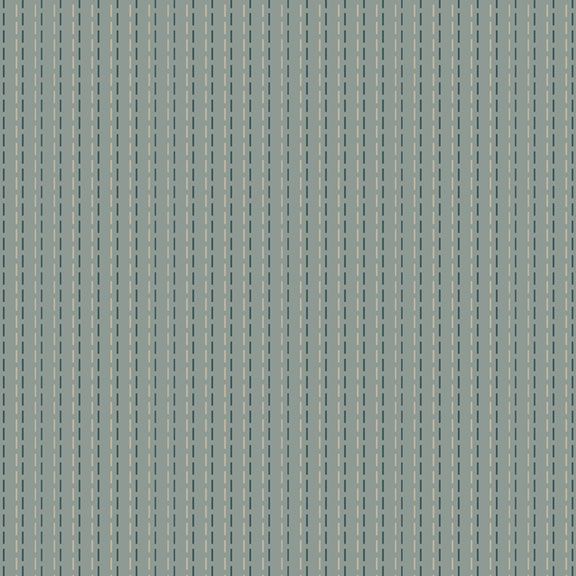 Marcus Fabrics - Primrose Garden Weaves - Stitch - Blue