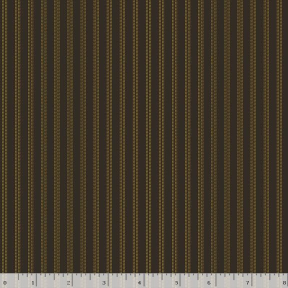 Marcus Fabrics - Autumn Delight Weaves - Small Stripe - Charcoal