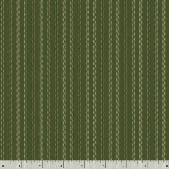 Marcus Fabrics - Autumn Delight Weaves - Small Stripe - Green