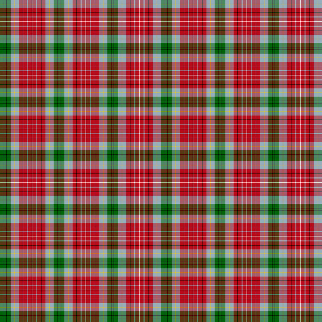 Northcott - Tartan Traditions - Yarn Dyed Woven Cotton - British Columbia - Red and Green