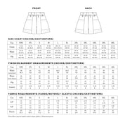 Matchy Matchy Sewing Club - Weekend Chore Shorts - PDF and Printed Pattern