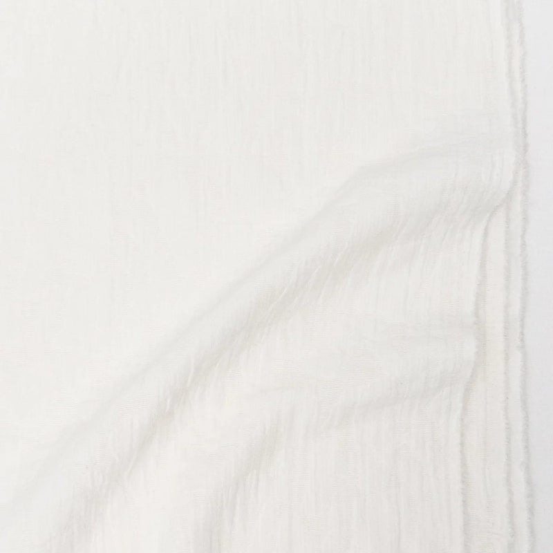 Weston Abstract Textured Jacquard - Cotton Rayon Blend - Vanilla