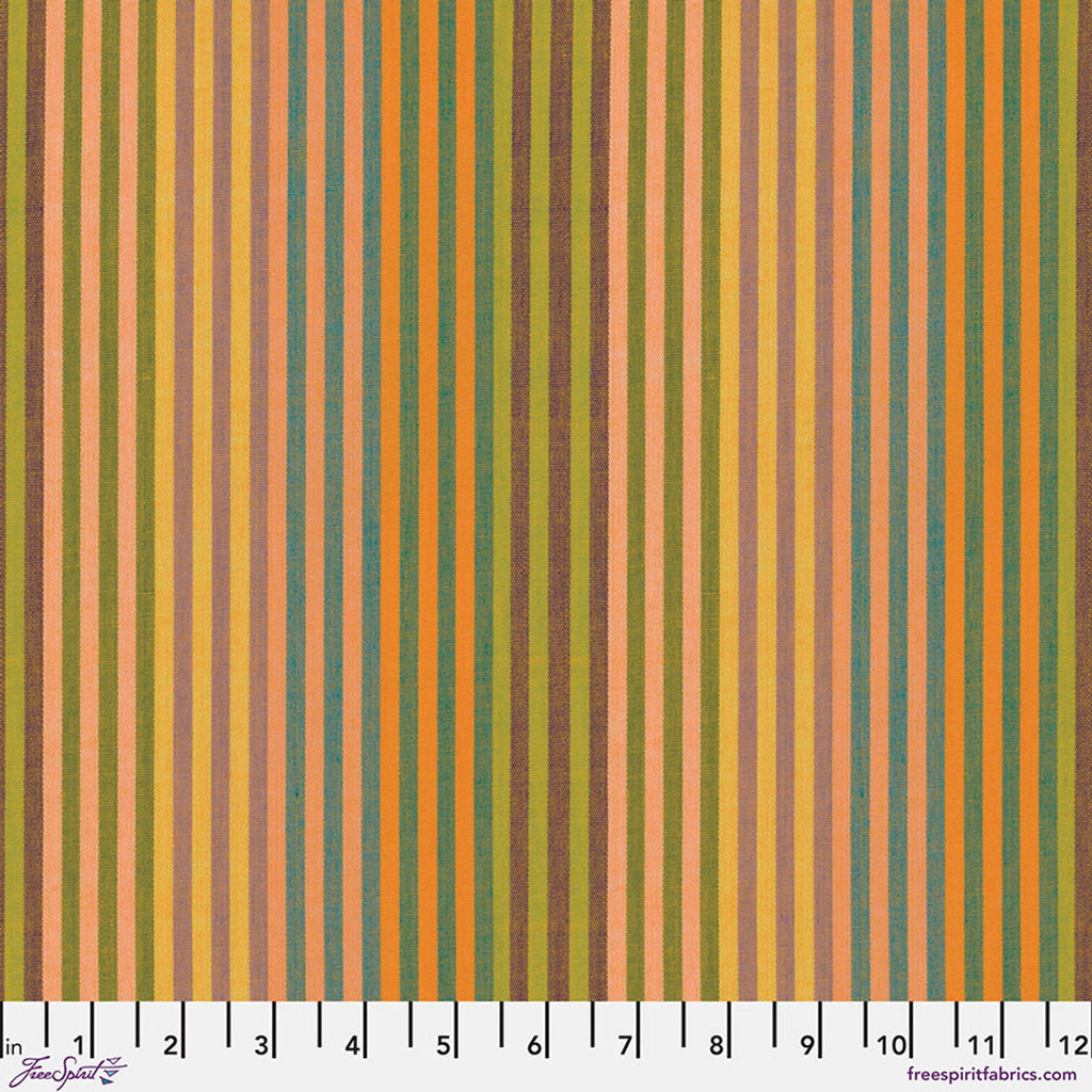 Free Spirit - Kaffe Fassett - Shot Cotton - Caterpillar Stripe - Sunshine