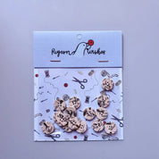 Pigeonwishes - 15mm Shirting Button Set - Various Colors/Shapes