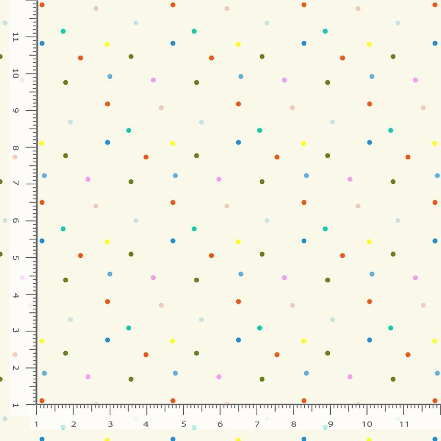 Dear Stella - Wide Back 108" - Dotty - Egret