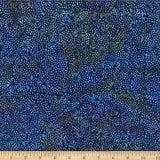 Hoffman - Batik - Dotty Flowers - Lapis