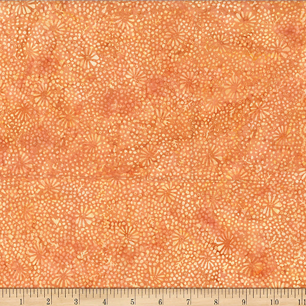 Hoffman - Batik - Dotty Flowers - Gold