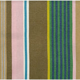 Kokka - Cotton Oxford - Dynamic Stripes - Green Multi