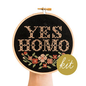 Junebug & Darlin - 5" Cross Stitch Kit - Feminist and Proud - Various Designs