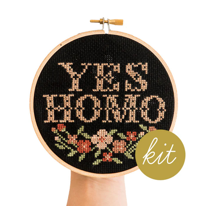 Junebug & Darlin - 5" Cross Stitch Kit - Feminist and Proud - Various Designs