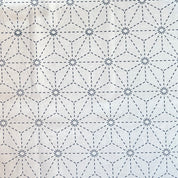 Ayatex - Washout Sashiko - Asanoha - Ivory